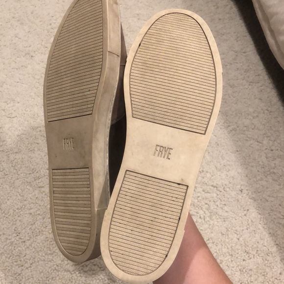 Frye suede color block brown slip on sneakers - Picture 3 of 4